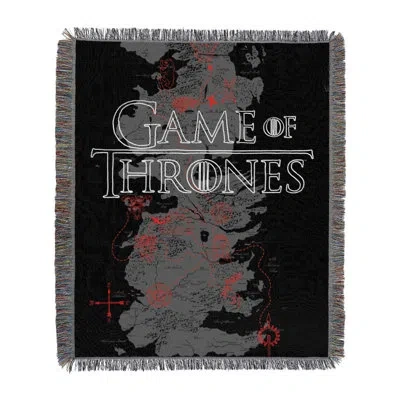 Northwest Warner Bros. Game Of Thrones Throw Blanket, Seven Kingdoms Fantasy Decor, 48x60 Inches