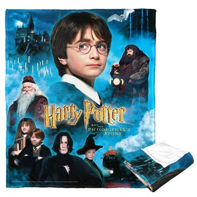 Northwest Warner Bros. Harry Potter Philosopher's Stone Silk Touch Throw Blanket, Wizarding World Accent, 50x6 In Multi