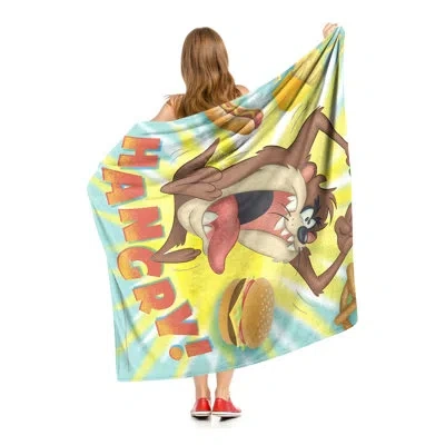 Northwest Warner Bros. Looney Tunes Hangry Silk Touch Throw Blanket, Funny Cartoon Throw, 50x60 Inches In Multi