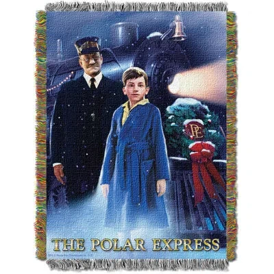 Northwest Warner Bros. Polar Express Throw Blanket, We Believe Holiday Movie Fan Decor, 48x60 Inches In No Color