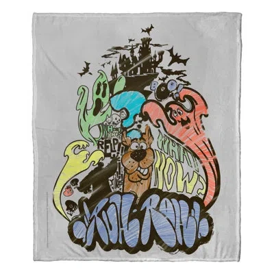 Northwest Warner Bros. Scooby Doo Scooby Graffiti Throw In Multi