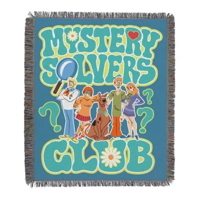Northwest Warner Bros. Scooby-doo Throw Blanket, Mystery Solvers Cartoon Fan Decor, 48x60 Inches In Green