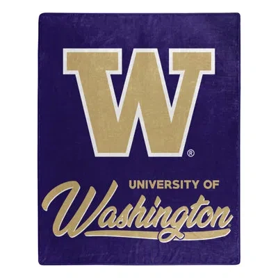 Northwest Washington Signature Raschel Throw In Beige;violet