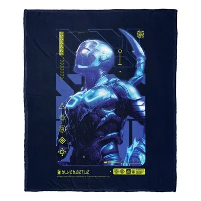 Northwest Wb Blue Beetle Suit Of Armor Throw