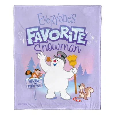 Northwest Wb / Frosty The Snowman Everyones Favorite Snowman Silk Touch Throw In White