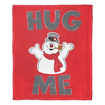 Northwest Wb / Frosty The Snowman Hug Me Silk Touch Throw In White