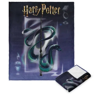 Northwest Wb Wb100 Defender Of Magic Silk Touch Throw In Yellow;purple;teal