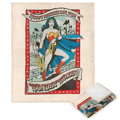 Northwest Wb Wonder Woman Wonder Mom Silk Touch Throw In Multi
