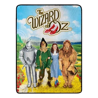 Northwest Wizard Of oz We're Home Micro Raschel Throw