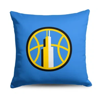 Northwest Wnba Double Down Throw Pillow, Soft Basketball Team Spirit Home Décor, 18 X 18 Inches In Golden State Valkyries