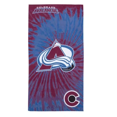 Northwest Zutphen Nhl Avalanche Pyschedelic Beach Towel
