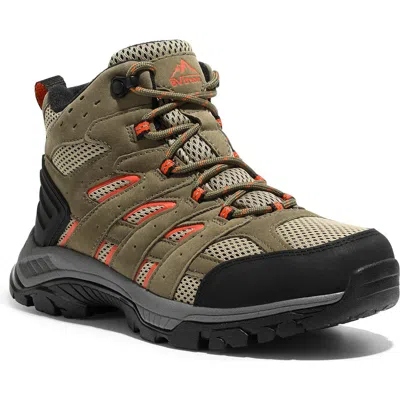 Nortiv8 Waterproof Hiking Boot In Brown/orange