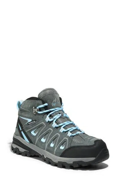 Nortiv8 Waterproof Hiking Boot In Grey/blue