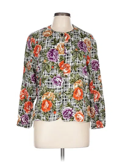 Pre-owned Norton Mcnaughton 3/4 Sleeve Blouse In Green