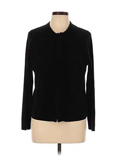 Pre-owned Norton Mcnaughton Cardigan Sweater In Black