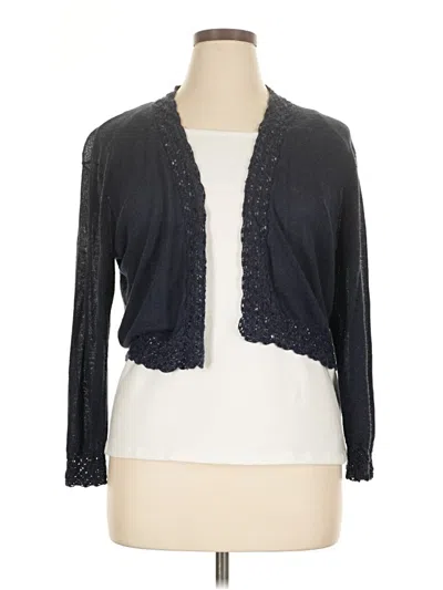 Pre-owned Norton Mcnaughton Cardigan Sweater In Blue