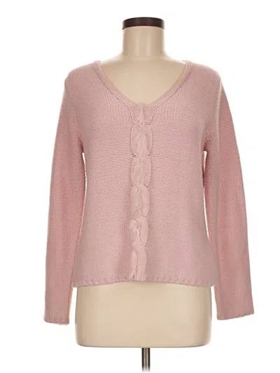 Pre-owned Norton Mcnaughton Cardigan Sweater In Pink