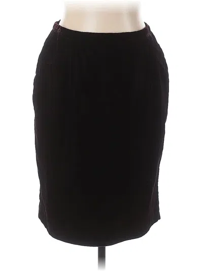 Pre-owned Norton Mcnaughton Casual Skirt In Burgundy