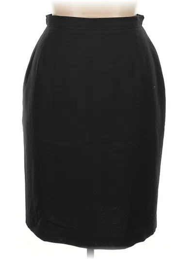 Pre-owned Norton Mcnaughton Formal Skirt In Black