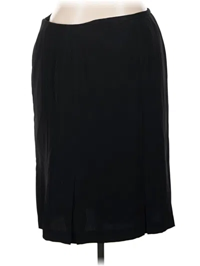 Pre-owned Norton Mcnaughton Formal Skirt In Black