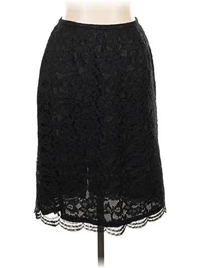 Pre-owned Norton Mcnaughton Formal Skirt In Black