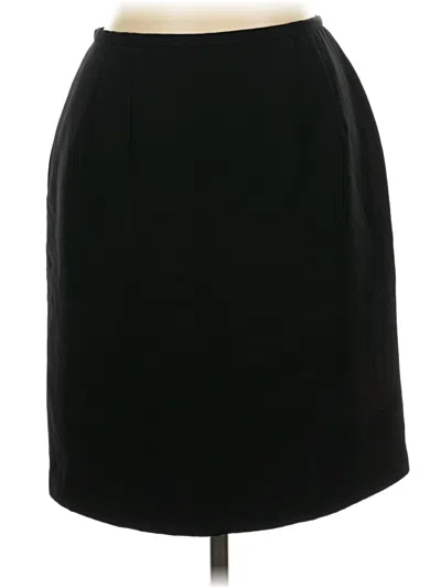 Pre-owned Norton Mcnaughton Formal Skirt In Black