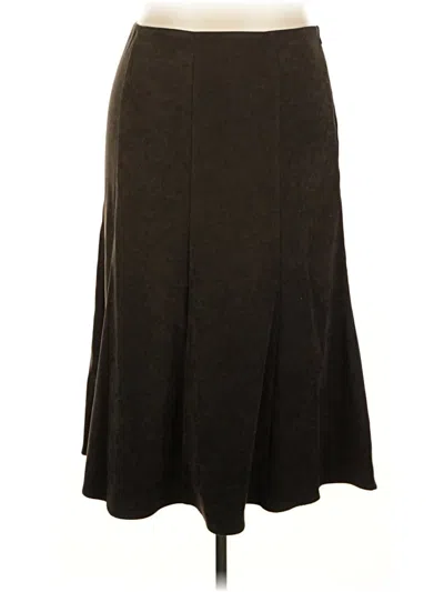 Pre-owned Norton Mcnaughton Formal Skirt In Brown