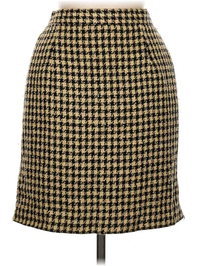 Pre-owned Norton Mcnaughton Formal Skirt In Brown