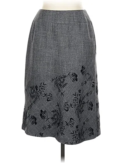 Pre-owned Norton Mcnaughton Formal Skirt In Gray