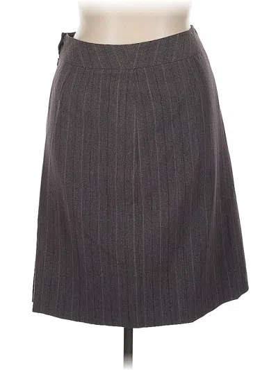 Pre-owned Norton Mcnaughton Formal Skirt In Gray
