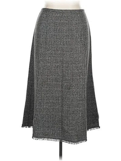 Pre-owned Norton Mcnaughton Formal Skirt In Gray