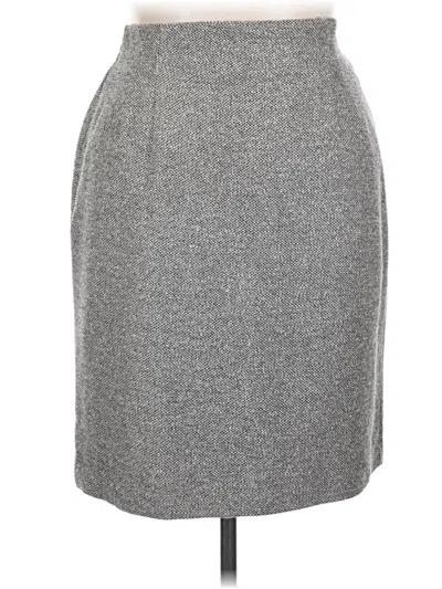 Pre-owned Norton Mcnaughton Formal Skirt In Gray