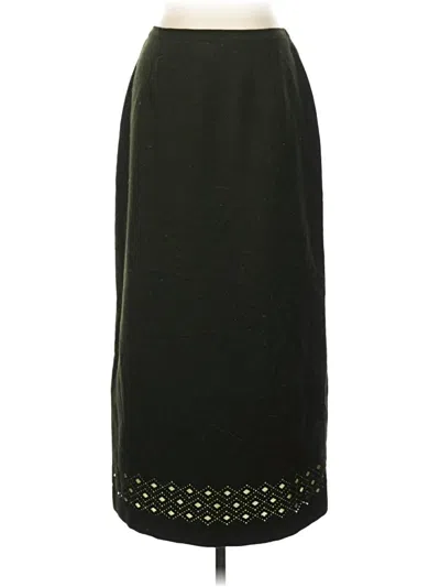 Pre-owned Norton Mcnaughton Formal Skirt In Green