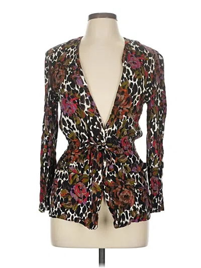 Pre-owned Norton Mcnaughton Kimono In Brown