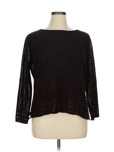 Pre-owned Norton Mcnaughton Pullover Sweater In Black