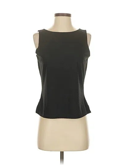Pre-owned Norton Mcnaughton Sleeveless Blouse In Black