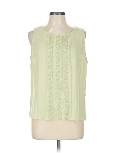 Pre-owned Norton Mcnaughton Sleeveless Blouse In Green