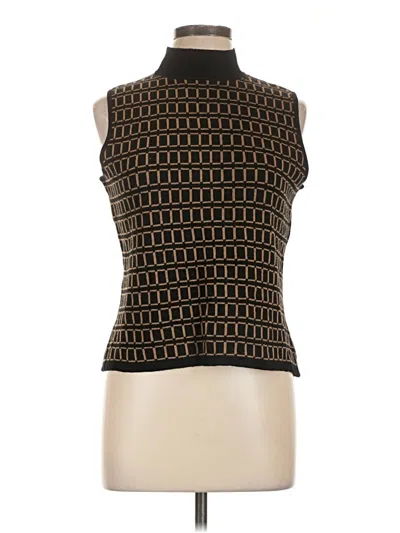 Pre-owned Norton Mcnaughton Sweater Vest In Black