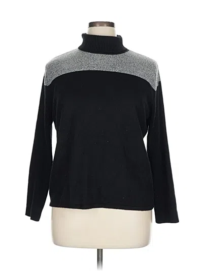 Pre-owned Norton Mcnaughton Turtleneck Sweater In Black