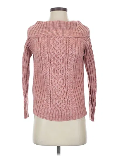 Pre-owned Norton Mcnaughton Turtleneck Sweater In Pink