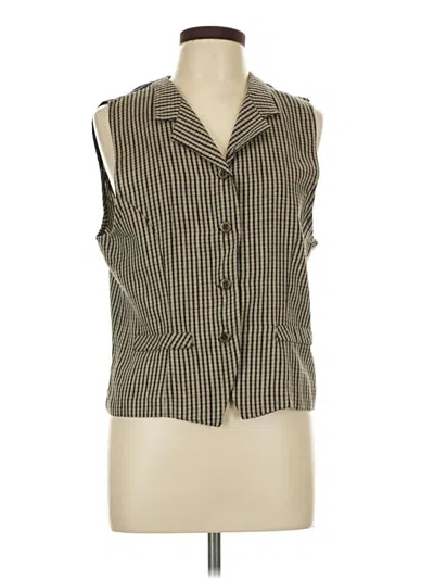 Pre-owned Norton Mcnaughton Vest In Gold