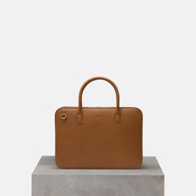 Nortvi - Briefcase - Brown - Premium And Exclusive - 17 Inch Laptop Compartment