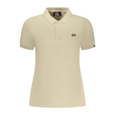 Norway 1963 Beige Cotton Polo Shirt In Black