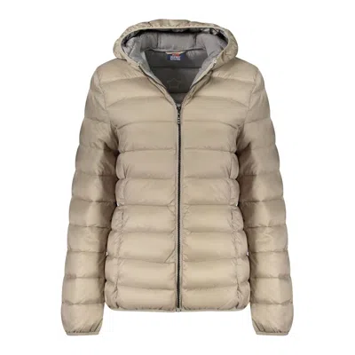 Norway 1963 Beige Polyamide Women Jacket In Gray