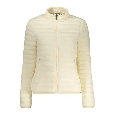 Norway 1963 Bianco Poliammide Women Jacket In Yellow