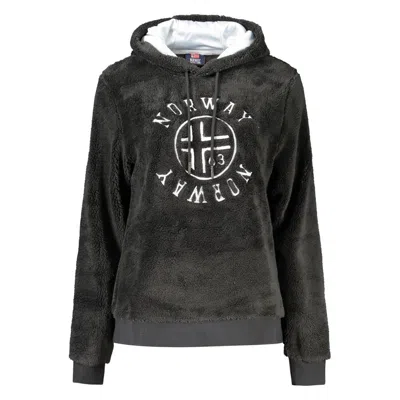 Norway 1963 Black Polyester Women Sweater In Gray