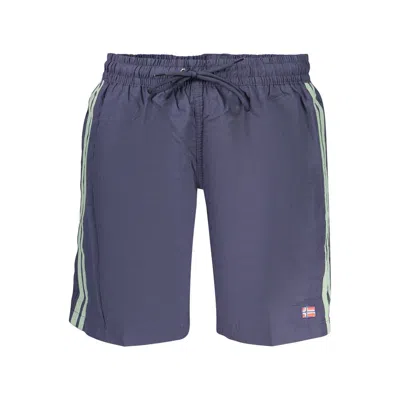 Norway 1963 Blu Poliammide Men's Boxer In Blue