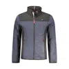 Norway 1963 Blue Polyester Men Jacket In Gray
