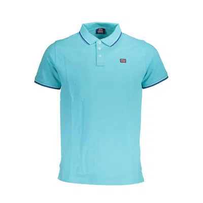 NORWAY 1963 BLUE COTTON MEN POLO SHIRT