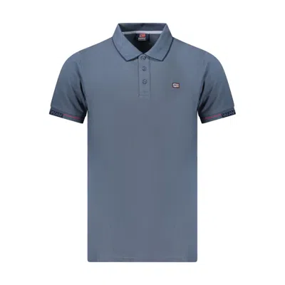 Norway 1963 Blue Cotton Men Polo Shirt